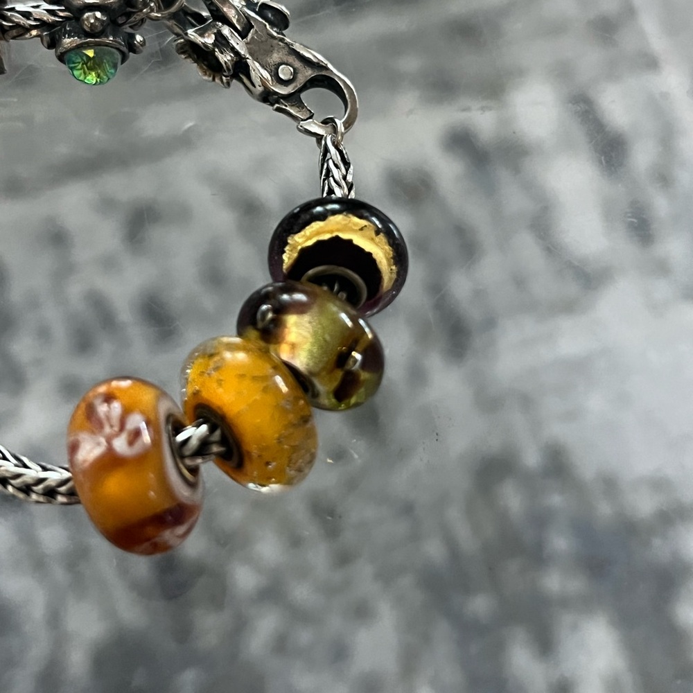 Troll Glass Elegant Multicolor Beads